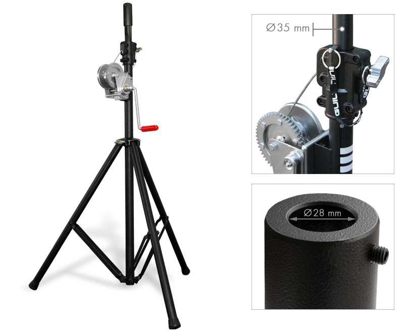 Tripode-para-altavoz-cabrestante-ALT-40-1 GUIL ALT-40 – תמונה 1