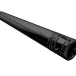 צינור שחור לטראס באורך חצי מטר כולל ביצה PIPE -0.5-B