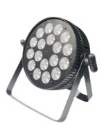 פאר לד 18x8 RGBW גוף שחור מאוורר מושתק,דגם  E-Par 18B